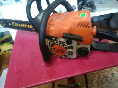 Лот: 14409834. Фото: 1. Бензопила Stihl MS 180 с шиной... Другое (садовый инструмент и инвентарь)