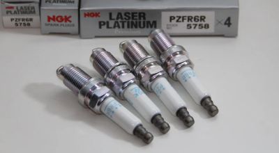 Лот: 8114294. Фото: 1. Платиновые свечи NGK Laser Platinum... Двигатель и элементы двигателя