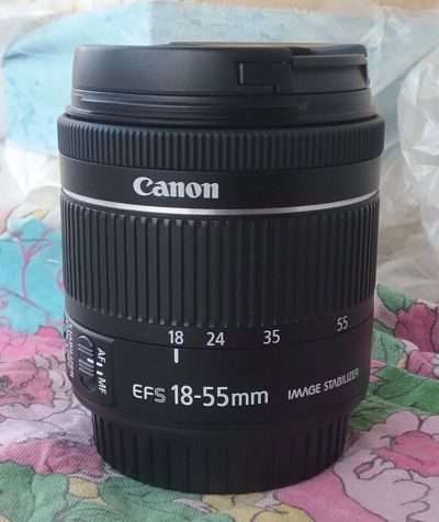 Лот: 17212108. Фото: 1. Canon ef-s 18-55 f4 STM. Объективы
