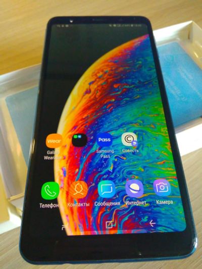 Лот: 13883591. Фото: 1. Samsung Galaxy A7 (2018) 4/64GB... Смартфоны