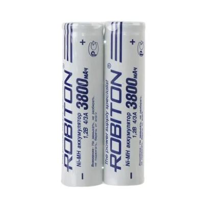 Лот: 21514272. Фото: 1. АКБ Ni-Mh 4/3A 3800mAh Robiton... Зарядные устройства, блоки питания для бытовой техники