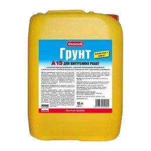 Лот: 15998027. Фото: 1. ПУФАС Грунтовка Decoself A15. Краски, лаки, растворитель