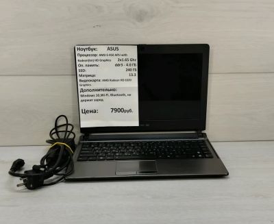 Лот: 25069189. Фото: 1. Ноутбук Asus 13.3 AMD E-450 APU... Ноутбуки