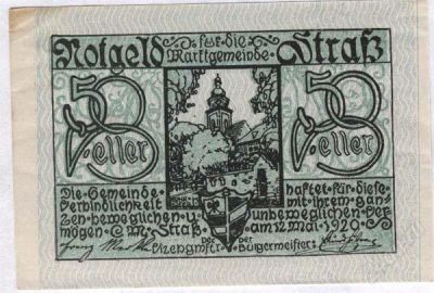 Лот: 1414552. Фото: 1. Австрия. Нотгельд. 20 геллер 1920г... Германия и Австрия
