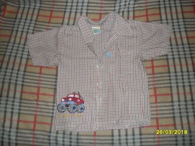 Лот: 11541345. Фото: 1. Рубашка на мальчика(рост 116). Рубашки, блузки, водолазки