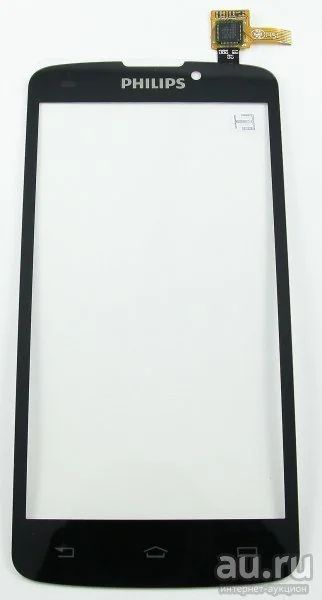 Лот: 9642952. Фото: 1. Тачскрин Philips V387 Бесплатная... Дисплеи, дисплейные модули, тачскрины