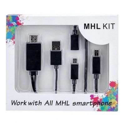 Лот: 15238571. Фото: 1. Переходник microUSB - HDMI (MHL... Шлейфы, кабели, переходники