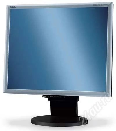 Лот: 704059. Фото: 1. Монитор 19" NEC 1970NX-BK <Silver... ЖК-мониторы