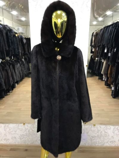 Лот: 11367561. Фото: 1. Шуба Норковая классика р46/48... Верхняя одежда