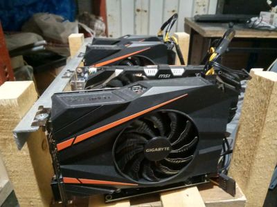 Лот: 10981631. Фото: 1. GTX 1060 3GB х 4 шт майнинг ферма. Майнинг фермы, товары для майнинга