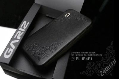 Лот: 1087781. Фото: 1. SGP Gariz PL-IP4F1 Кожанный чехол... Чехлы, бамперы