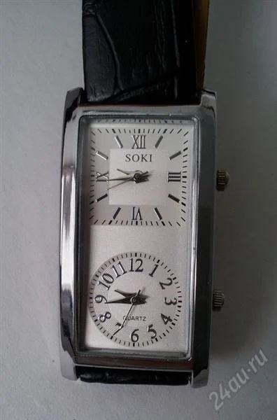Лот: 2656044. Фото: 1. двойные часы. два в одном! новые... Оригинальные наручные часы