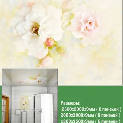 Лот: 9869304. Фото: 1. Панели ПВХ для потолка Novita... Обои, панели, ДВП, ДСП, МДФ