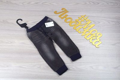 Лот: 10209463. Фото: 1. Джинсы Pep&Co. Серые с трикотажными... Брюки, шорты, джинсы