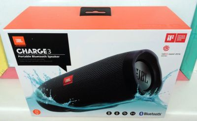 Лот: 15174160. Фото: 1. JBL Charge 3 чёрная оригинальная... Портативные, беспроводные колонки