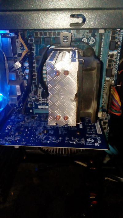 Лот: 14588223. Фото: 1. Gigabyte ga-h61m-s2v-b3 + intel... Материнские платы