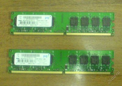 Лот: 2221055. Фото: 1. 2 планки памяти 1024Mb DDR2 PC6400... Оперативная память