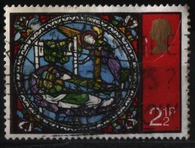 Лот: 8504629. Фото: 1. Великобритания 1972г витражи. Марки
