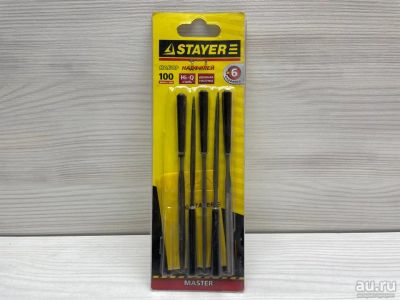 Лот: 18111726. Фото: 1. Набор надфилей Stayer (5 шт... Ручной инструмент