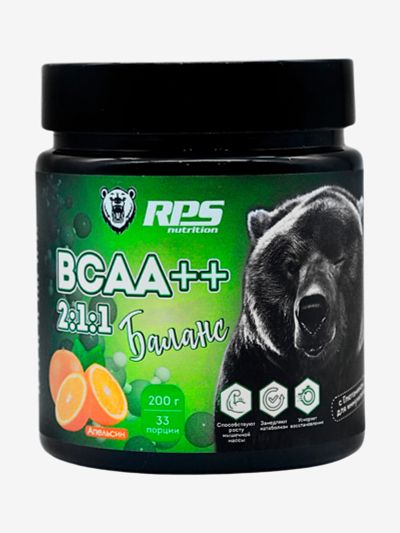 Лот: 25690147. Фото: 1. Аминокислоты BCAA++ 2:1:1 RPS... Другое (спортивная одежда)