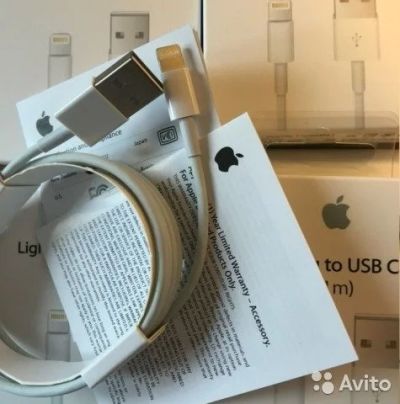 Лот: 9510928. Фото: 1. Кабель для зарядки iPhone Lighting... Дата-кабели, переходники