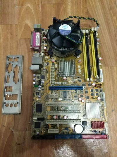 Лот: 11051759. Фото: 1. Asus P5B SE + Q6600 4x2400mgz... Материнские платы
