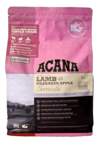 Лот: 5108348. Фото: 1. Сухой корм Acana Lamb & Okanagan... Корма