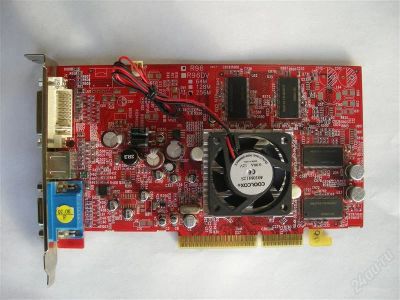 Лот: 749111. Фото: 1. Видеокарта Radeon 9600 Pro 256Mb. Видеокарты