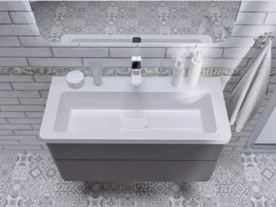 Лот: 25733696. Фото: 1. Раковина Modul Slim 80. 800*360... Раковины, умывальники