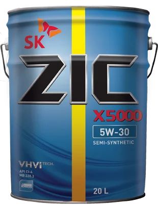 Лот: 20073399. Фото: 1. ZIC NEW X 5000 5w30 CI-4 6 л... Масла, жидкости