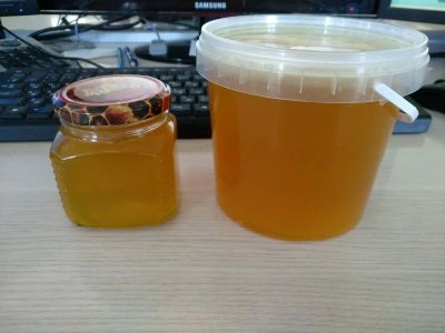 Лот: 14583739. Фото: 1. Мед 1 литр из Хакасии. Мёд, продукты пчеловодства