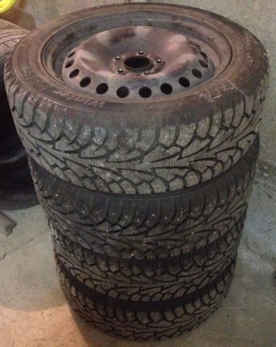 Лот: 4384268. Фото: 1. 205/55 R16 Hankook на дисках штамповка... Шины на дисках