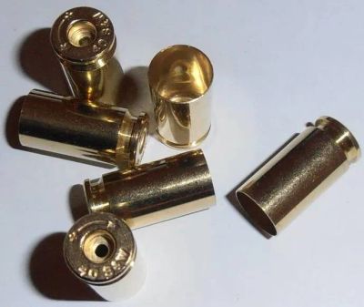 Лот: 25671529. Фото: 1. Гильза 40S&W новая, латунь, под... Патроны
