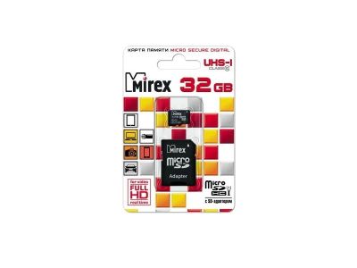 Лот: 10158827. Фото: 1. 32GB Карта памяти MicroSDHC MIREX... Карты памяти