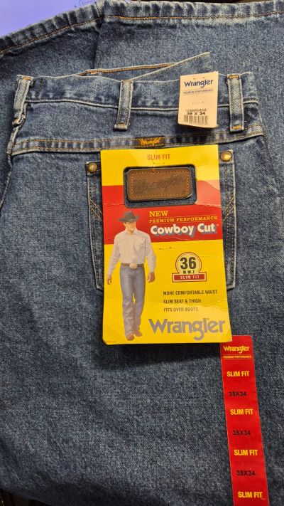 Лот: 25810423. Фото: 1. Мужские джинсы Wrangler 36MWZDS... Брюки, джинсы, шорты