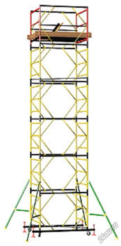 Лот: 8218397. Фото: 1. Вышка тура / леса на колесах... Стремянки, подмости, строительные леса