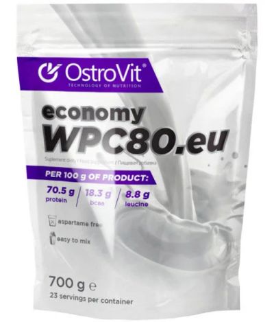 Лот: 12329203. Фото: 1. Economy WPC80.eu OstroVit (700... Спортивное питание, витамины