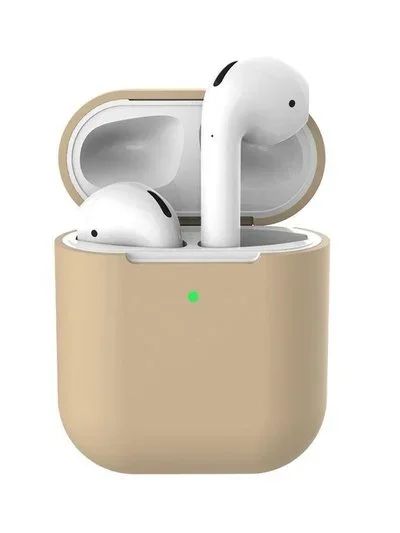 Лот: 16265335. Фото: 1. Чехол для AirPods 1/2 ультратонкий... Чехлы, бамперы
