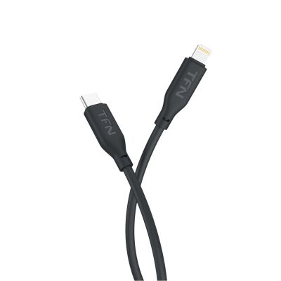 Лот: 24549017. Фото: 1. Кабель TFN Silicone, 60 см Black... Дата-кабели, переходники