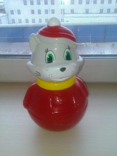 Лот: 4853478. Фото: 1. Неваляшка котик. Для младенцев