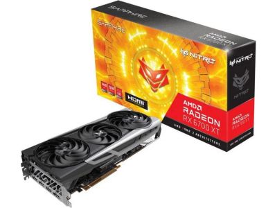 Лот: 18880296. Фото: 1. Sapphire Radeon RX 6700 XT Nitro... Видеокарты