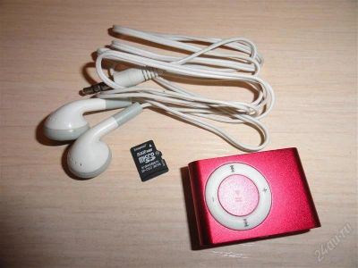 Лот: 2750192. Фото: 1. MP3-плеер копия под ipod, наушники... Плееры
