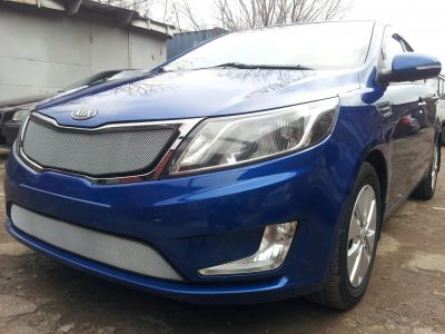 Лот: 10733797. Фото: 1. KIA rio 3 . Тюнинг сетка в бампер... Детали тюнинга
