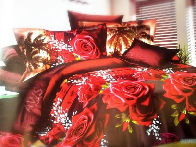 Лот: 4129785. Фото: 1. Постельное белье 3D Rose. Постельное бельё