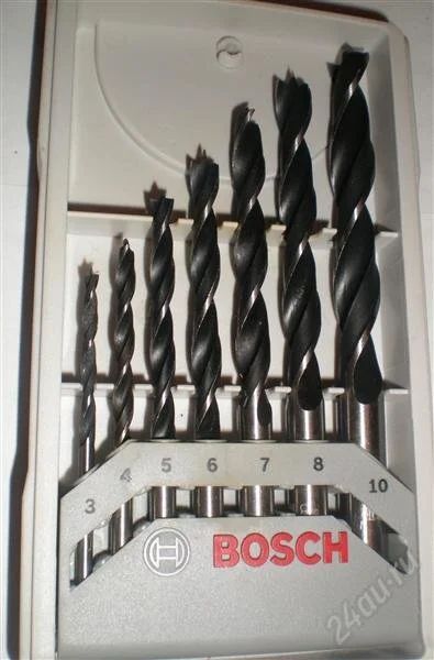 Лот: 1323556. Фото: 1. продам набор сверил Bosch по дереву... Расходные материалы, сменные насадки