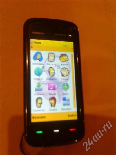Лот: 225637. Фото: 1. Nokia 5800 red. Смартфоны