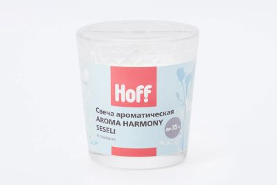 Лот: 23672113. Фото: 1. Свеча в стакане HOFF Aroma Harmony. Свечи