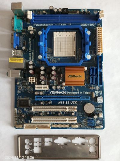 Лот: 24583646. Фото: 1. материнская плата ASRock n68-s3... Материнские платы