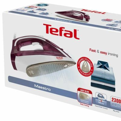 Лот: 14648288. Фото: 1. Утюг Tefal FV 1844 фиолетовый. Утюги, парогенераторы, отпариватели