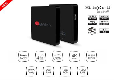 Лот: 8719303. Фото: 1. Beelink MINI MXIII II \ Amlogic... Медиаплееры